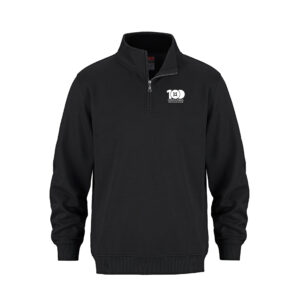 1/4 Zip Sweatshirt - Black