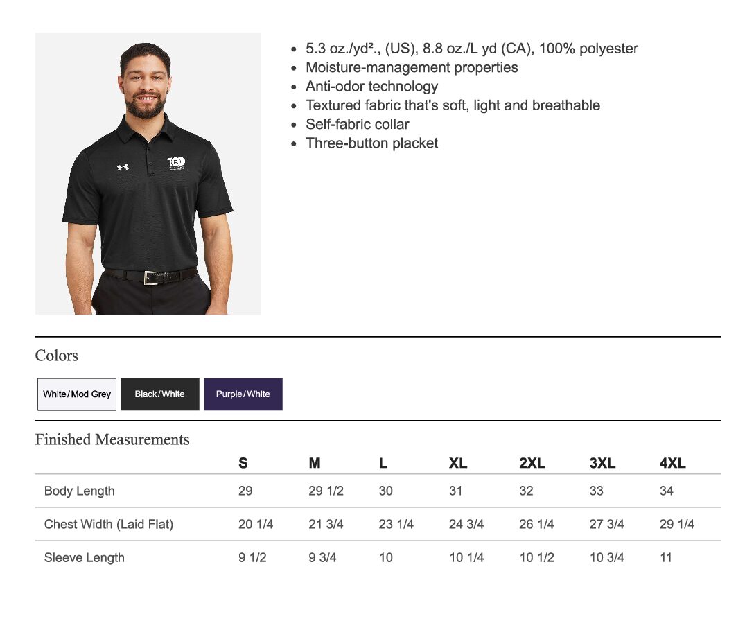 Men's Polo-Black - Image 2