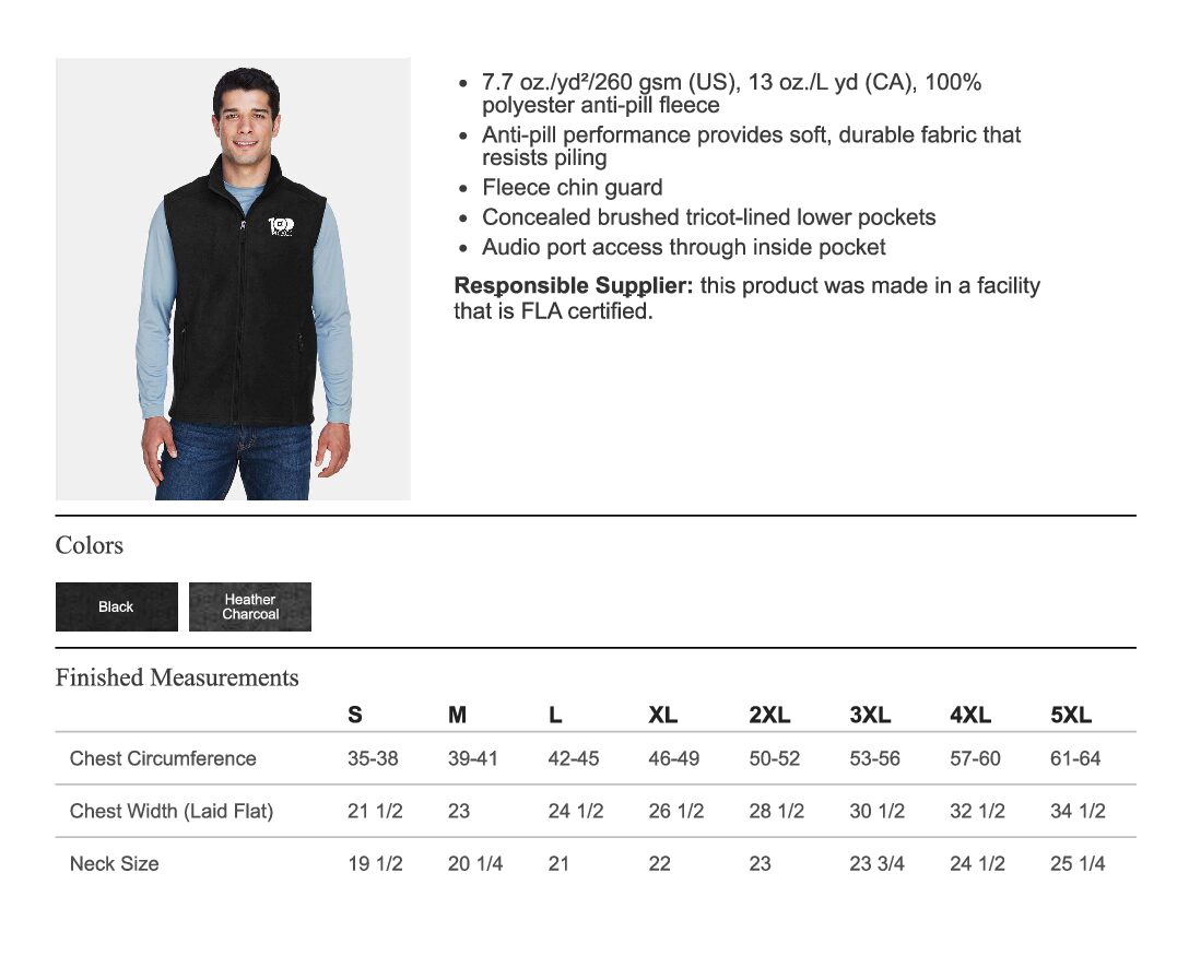 Gilet pour homme - Noir – Image 2