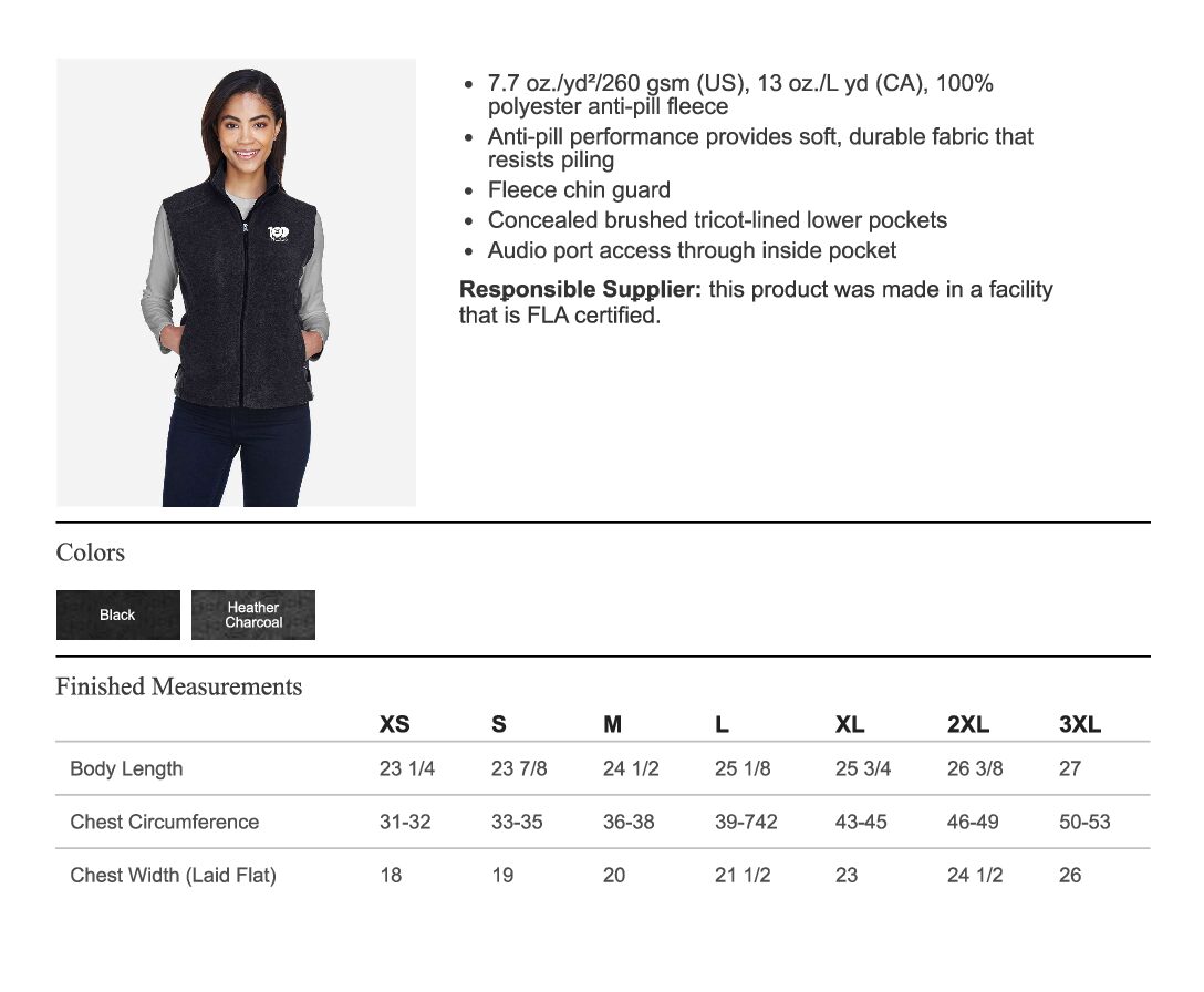 Women's Vest-Black - Image 2